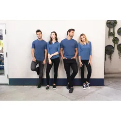 Chef Works® Gestreiftes T-Shirt Herren Urban Collection Artikel SHT01 Blau Größe M