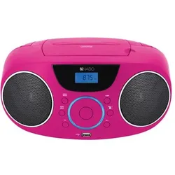 Nabo CD-Radio Melody PR 810 pink tragbares CD-Radio mit USB & MP3-Wiedergabe