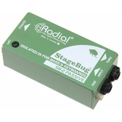 Radial StageBug SB-2 (DI Box), Effektgerät, Schwarz
