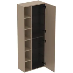 Ideal Standard Finesse Hochschrank, eine Tür, Anschlag rechts, 6 offene Fächer, 600x300x1600mm, E3442UP, Farbe: Greige matt