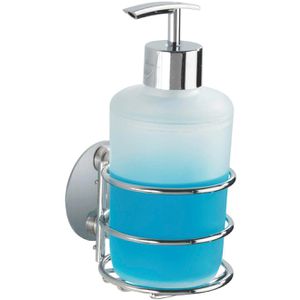 Wenko Seifenspender Basic Turbo-Loc, 18777100, zur Wandmontage, satinierter Kunststoff, 285ml