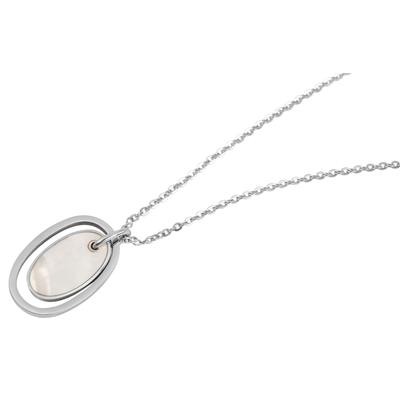 Kette ohne Anhänger ADELIA´S "Halskette mit Anhänger – aus Edelstahl", silber, Halsketten, Damen, 43cm, Edelstahl, Ein kleines Geschenk mit großer Wirkung
