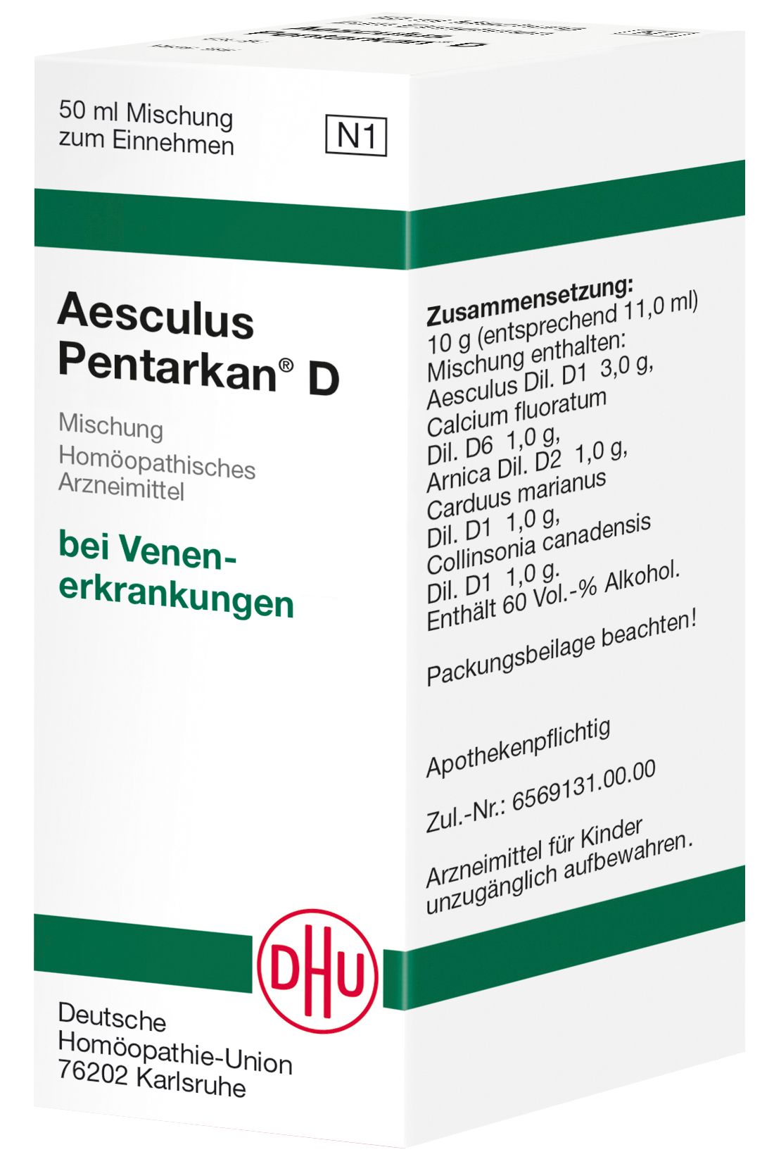 Aesculus Pentarkan D Mischung 50 ml