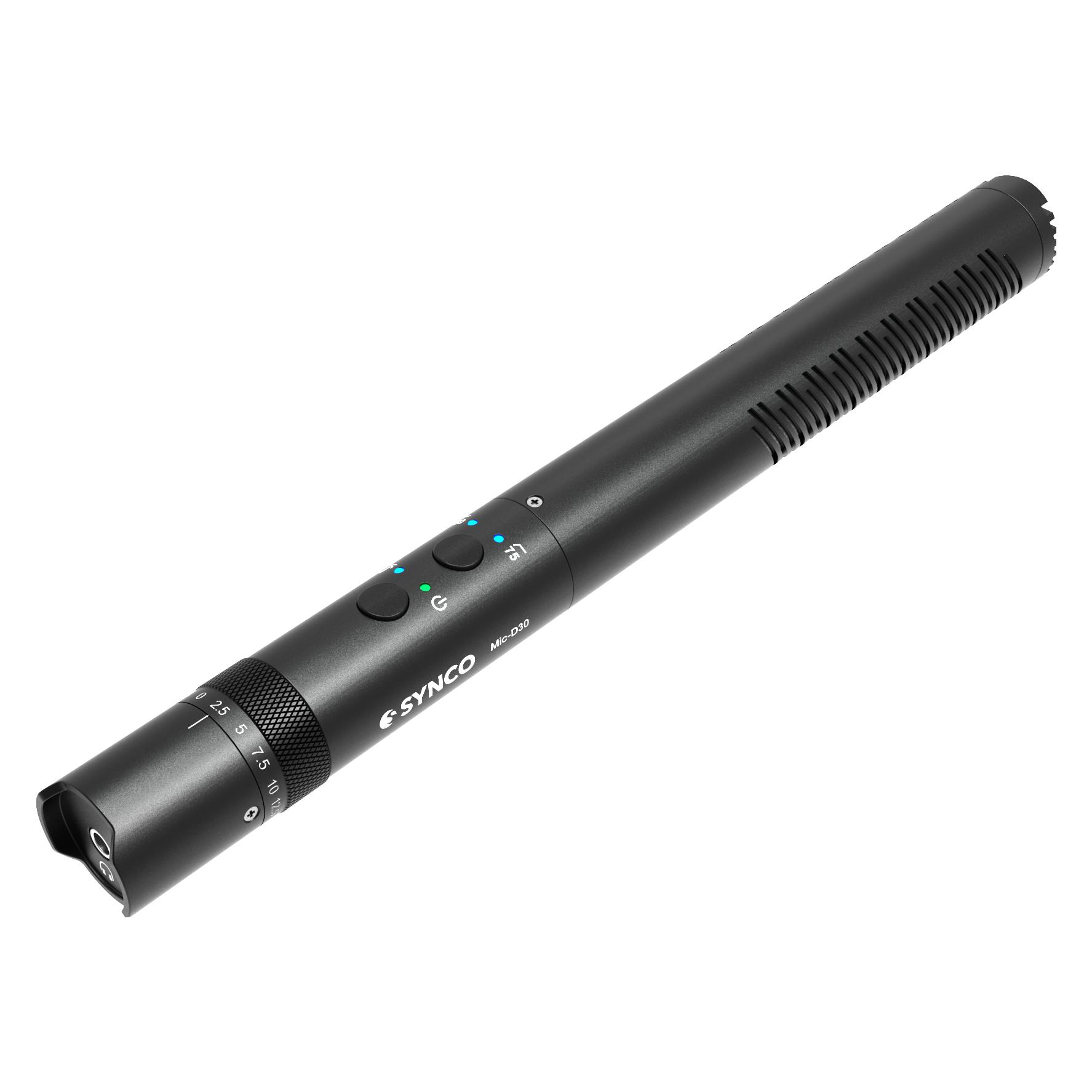 Synco Shotgun Microphone (Broadcast Level) (SY-D30-BK)