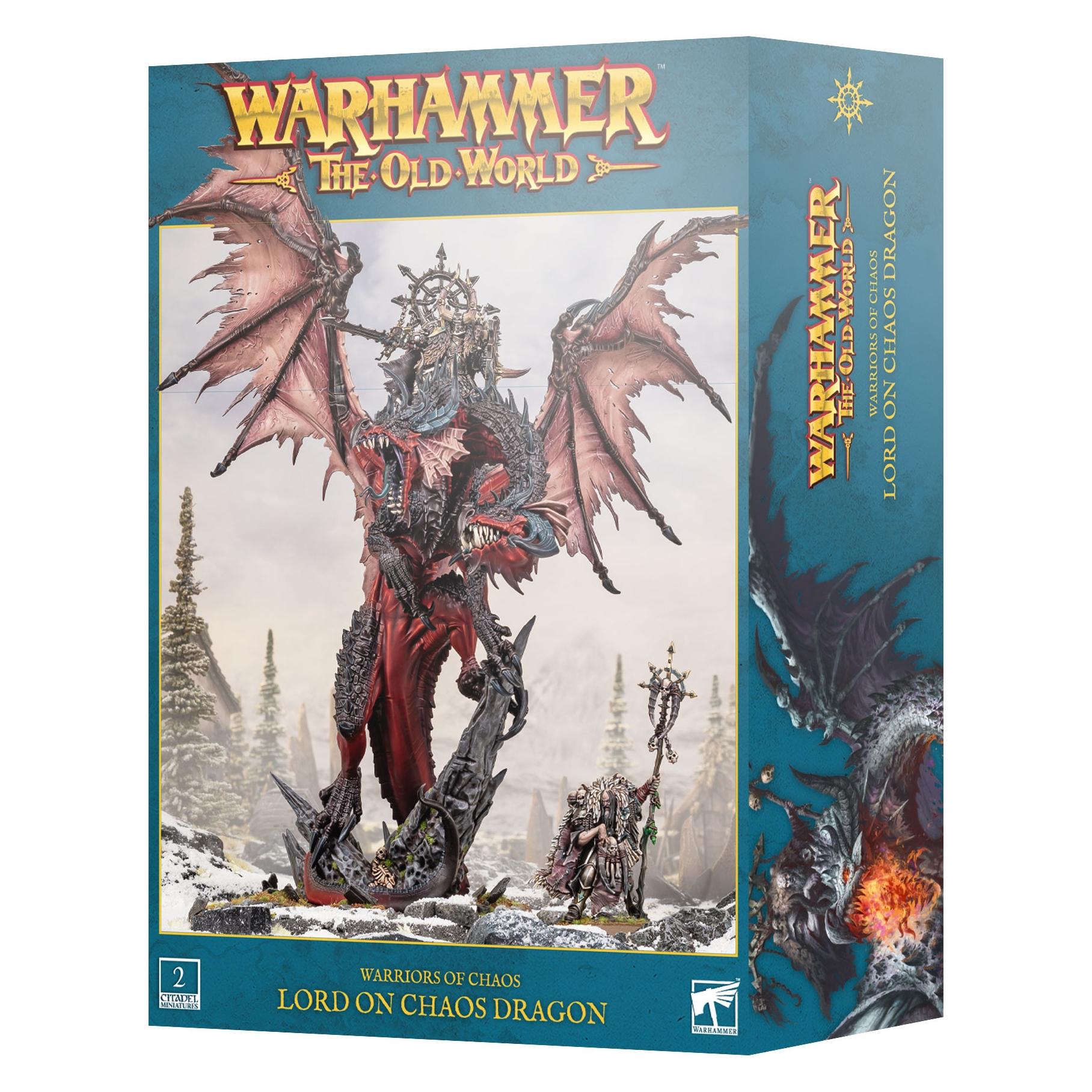 Games Workshop Warhammer ToW - Warriors of Chaos: Herr des Chaos auf dem Drachen (Kunststoff) (75140221)