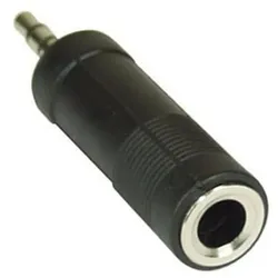 INLINE Audio Adapter, 3,5mm Klinke St / 6,3mm Klinke Bu, Stereo