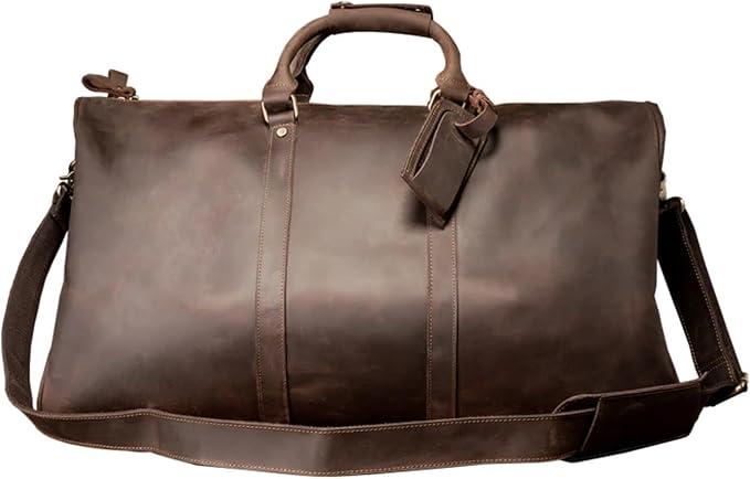 Reisetasche Aus Leder Herren Vintage Leder Büro Messenger Aktentasche Echtleder Umhängetasche Handgemacht Große Kapazität Outdoor Reisetaschen