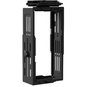FlexiSpot PC-Halterung CH1B, schwarz, drehbar, zur Schreibtischmontage für Midi-Tower