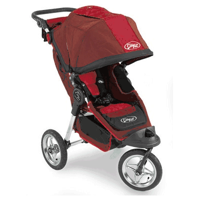 Baby Jogger Swivel Elite City Series Single 2008 Red/Black