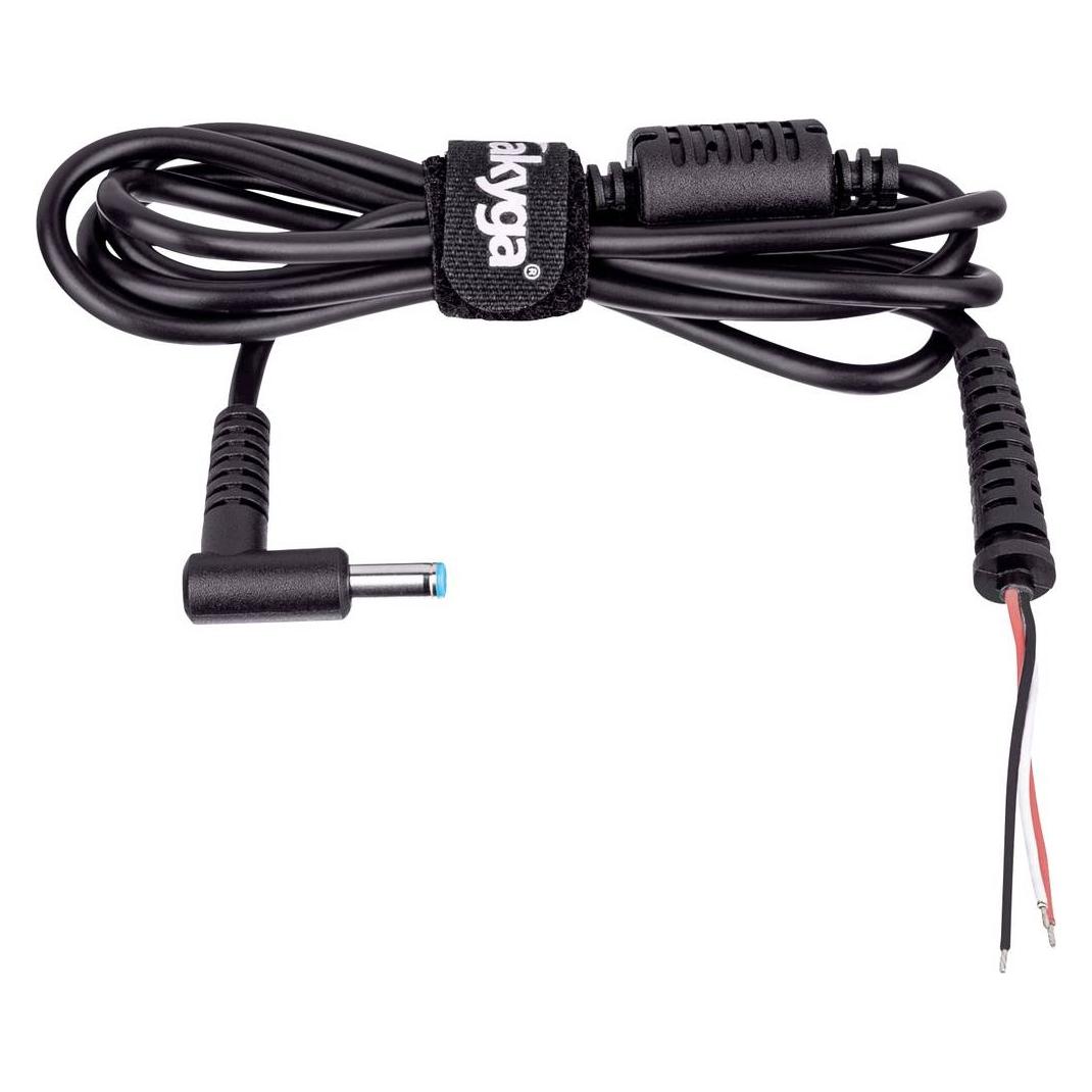 Akyga AK-SC-11 Ersatz-DC-Kabel für Notebook-Netzteil schwarz (1.20 m) (AK-SC-11)