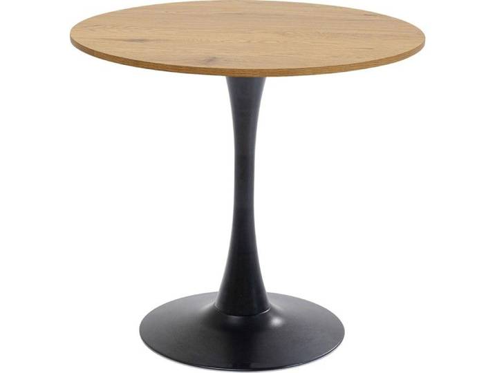 Table Schickeria 80cm chêne et noire Kare Design