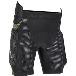 Acerbis Hard Rush, Protektorenshorts - Schwarz/Gelb - XL