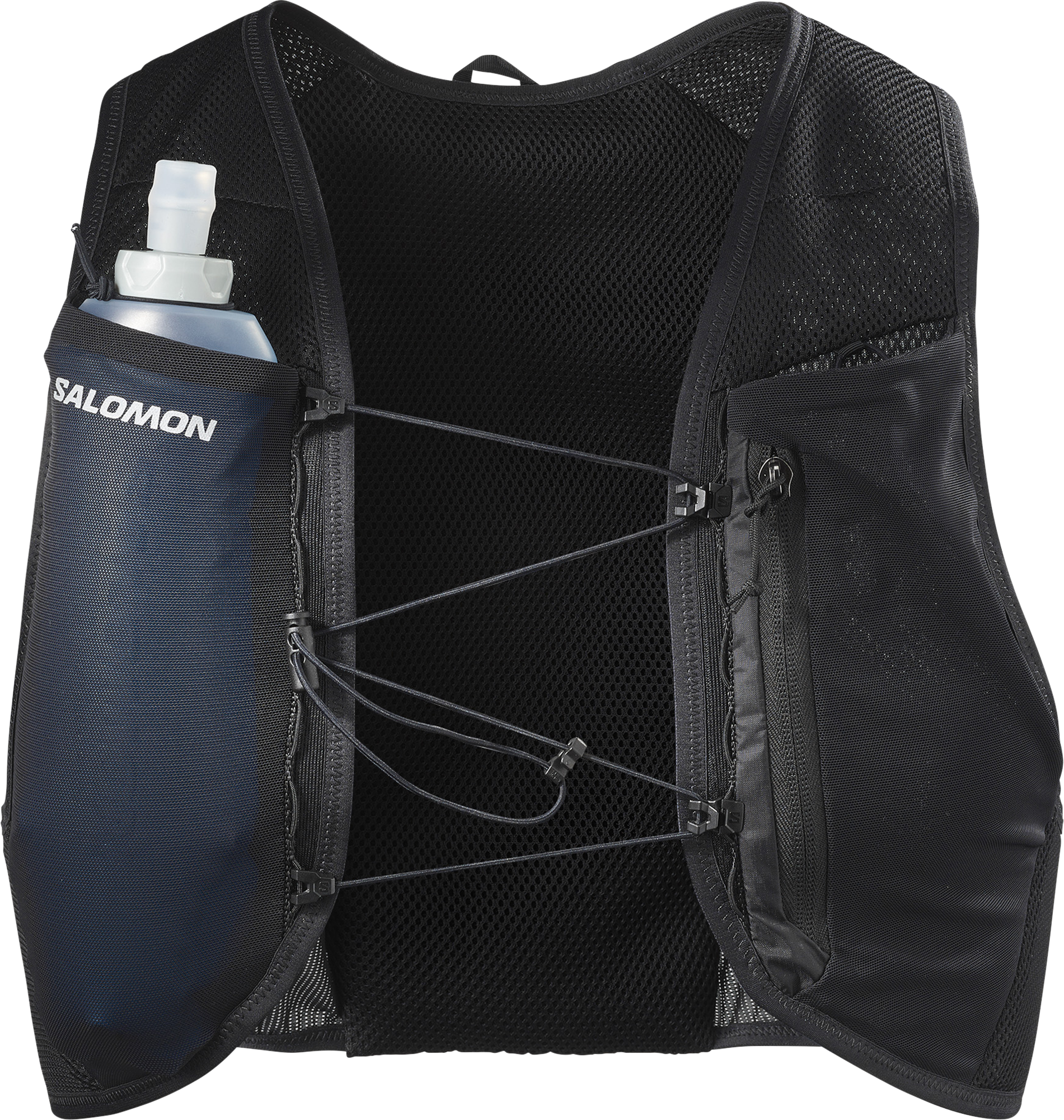 Trinkrucksack SALOMON Gr. L, schwarz, Rucksäcke, L, Polyester, unifarben, Trinkrucksack, Laufweste für sportliche Aktivitäten, sportlicher Stil, aus Polyester