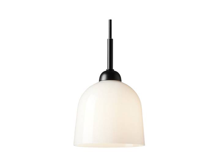 Glow Suspension Ø12 Noir/Opale - Halo Design - Salon / séjour - Métal