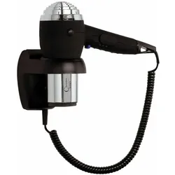 Aliseo Haartrockner CHROMO mit Ring-Wandhalterung - Direktanschluss