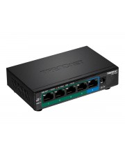 TRENDnet 5-Port PoE Switch Gigabit PoE+ 32W 1 Gbps Power over Ethernet (TPE-TG52)