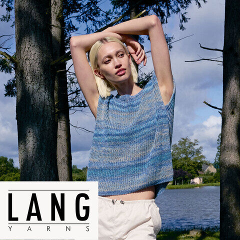 Strickanleitung – Top "Senta" aus Lang Yarns Illusion