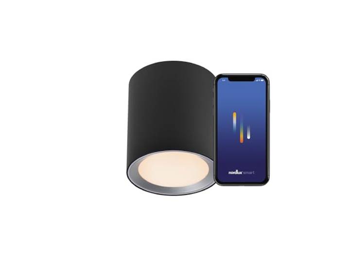 Nordlux 2110850103 Landon Long Smart LED-Deckenleuchte LED LED EEK: F (A - G) 8W Schwarz