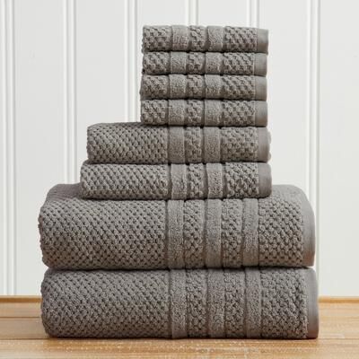 Linery & Co. 100% Cotton Textured Towel Set