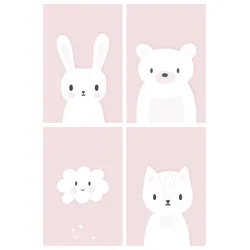Bilder-Set PINK SWEETIES (BH 20x30 cm) - BH 20x30 cm