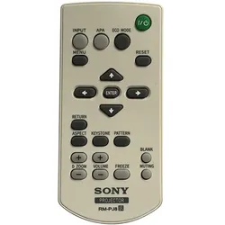 Sony Remote Commander (RM-PJ8) (Gerätespezifische Fernbedienung, Infrarot), Fernbedienung, Schwarz, Grau, Weiss
