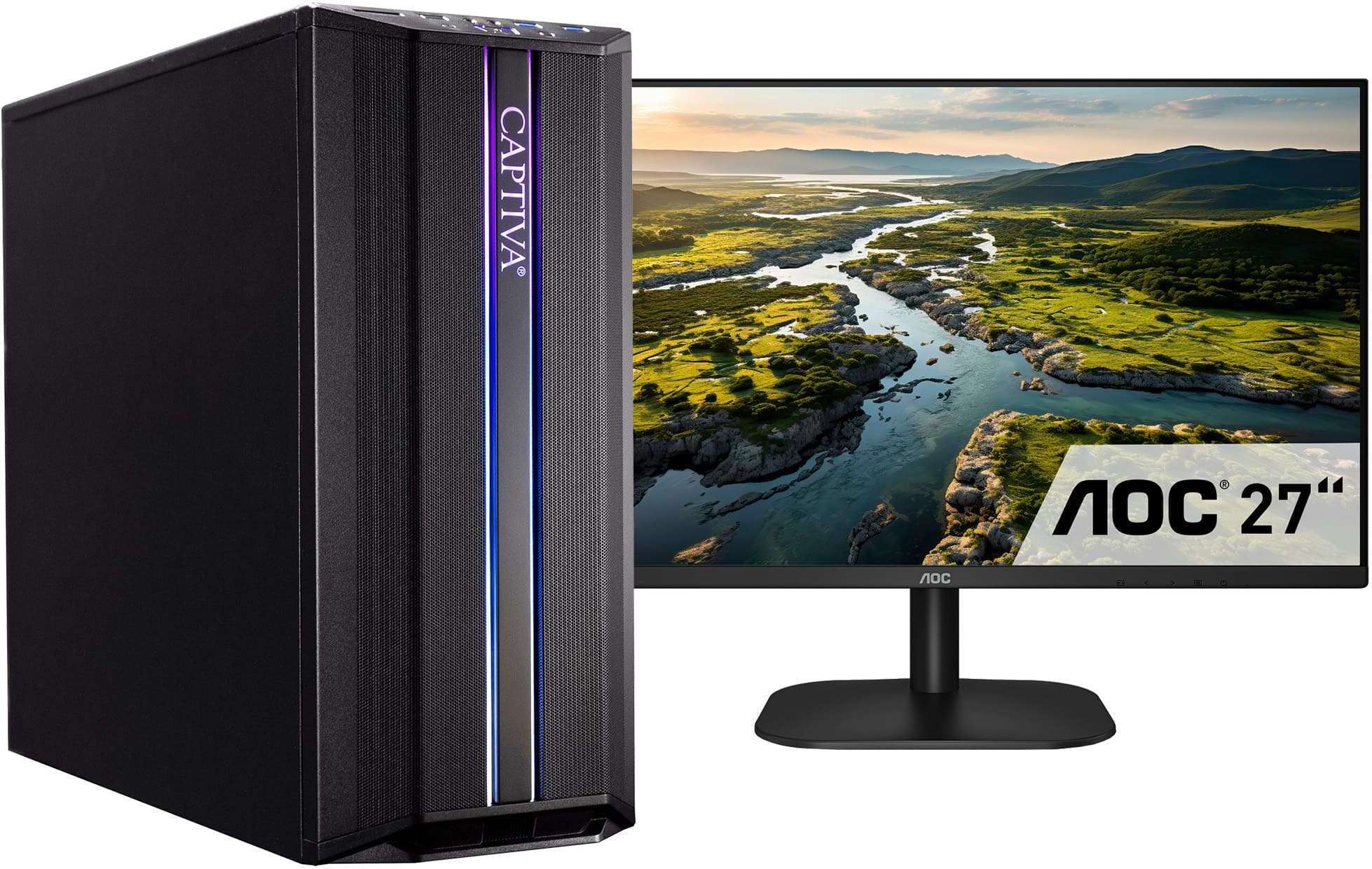 CAPTIVA Business/Office I72-059 TFT Bundle, 2,1 GHz, Intel Core i7, i7-12700, 16 GB, 500 GB, Windows 11 Home