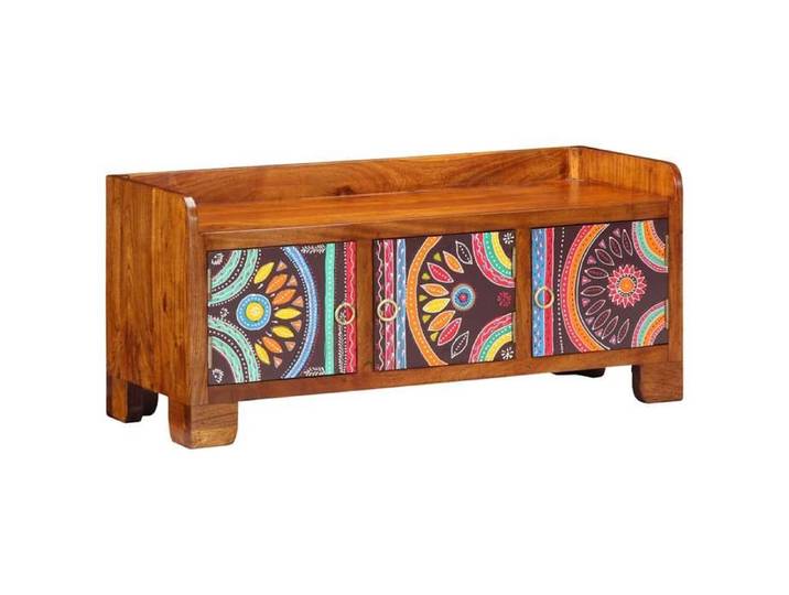 Promotion Nove  Meuble/Placard à chaussures - Cabinet à chaussures avec stockage Multicolore 90x35x40 cm FR_02183803