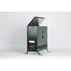 HPV Stand- und Wandheizung 4,0 kW grün 30 mbar