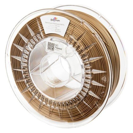 Spectrum Filament Premium PET-G 1000g, pearl gold (PETG, 1000 g, 1.75 mm) (SPECTRUM-80602)
