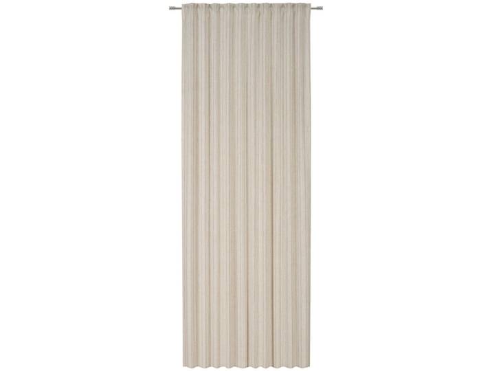 Esposa Fertigvorhang, Naturfarben, Taupe, Textil, Streifen, 140x245 cm, DIN EN ISO 50001, DIN EN ISO 9001, Oeko-Tex® Standard 100, für Stange und Schiene geeignet, mit Kombiband, Heimtextilien, Vorhänge, Fertigvorhänge