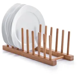 Tellerständer BAMBUS (BHT 12,50x12x34 cm) - BHT 12,50x12x34 cm