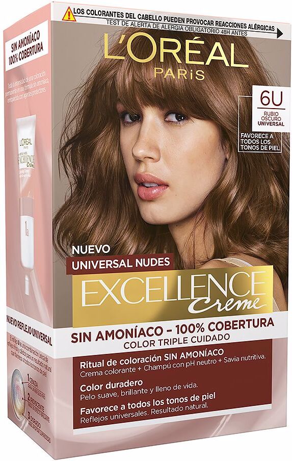L'Oréal París Teinture Excellence Nudes #6u-blond foncé