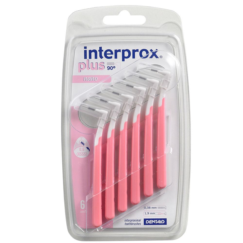 Interprox plus nano rosa Interdentalbürste 6 St Zahnbürste