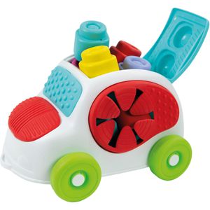 Clementoni Motorikspielzeug Sensorisches Auto, Steckspiel aus Kunststoff, ab 6 Monate