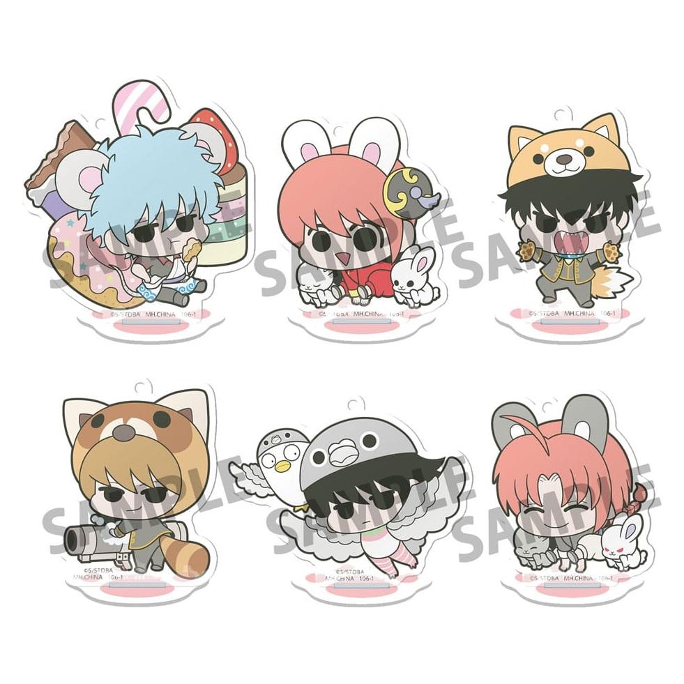 Megahouse Gintama Acryl Figuren Prince Hata & Animal Paradise 6 cm Display (6) (MEHO846984)