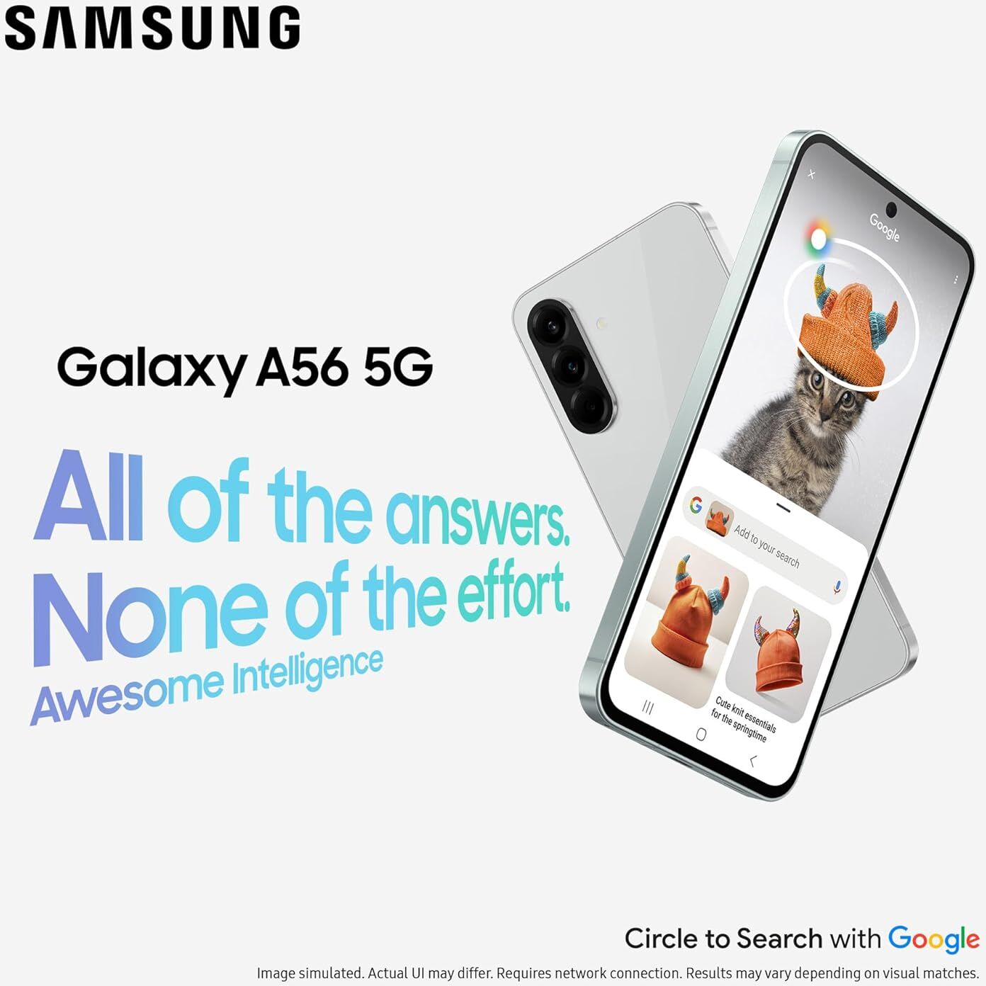 SAMSUNG Galaxy A56 5G 8GB 128GB Awesome Pink SIM-Free International Smartphone – Unlocked A Series Mobile Phone