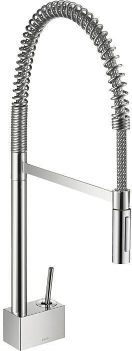 Hansgrohe Axor Starck 10820000 Küchen Armatur Semi-Pro, schwenkbarer Auslauf, chrom