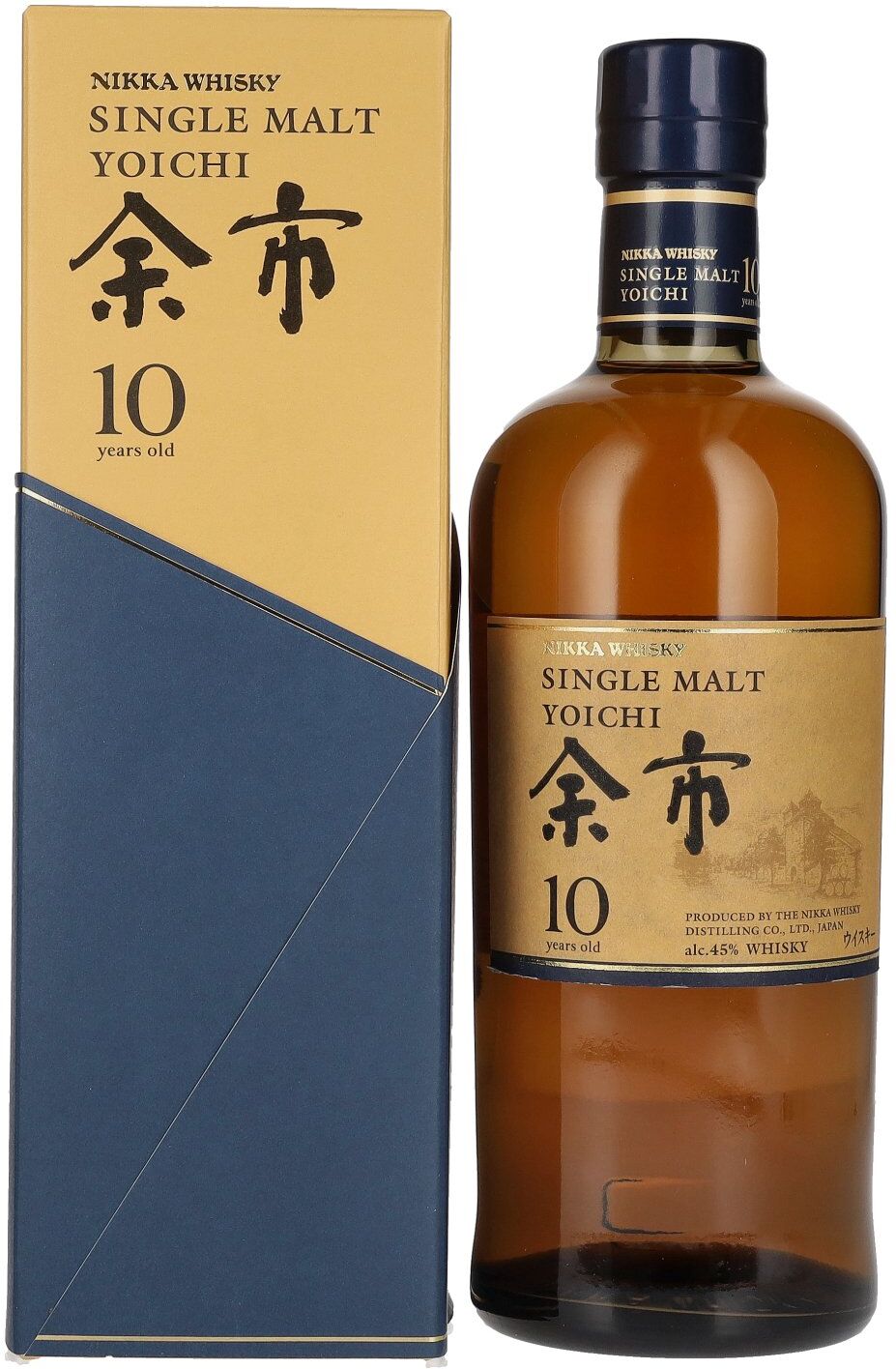 Nikka Whisky Nikka 10 Years Old Yoichi Single Malt Whisky 45% Vol. 0,7l in Geschenkbox