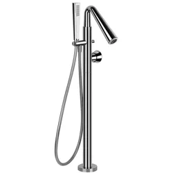 Gessi CONO Fertigmontageset, für freistehende Wannenarmatur, mit Handbrause, 45028710, Farbe: Messing PVD
