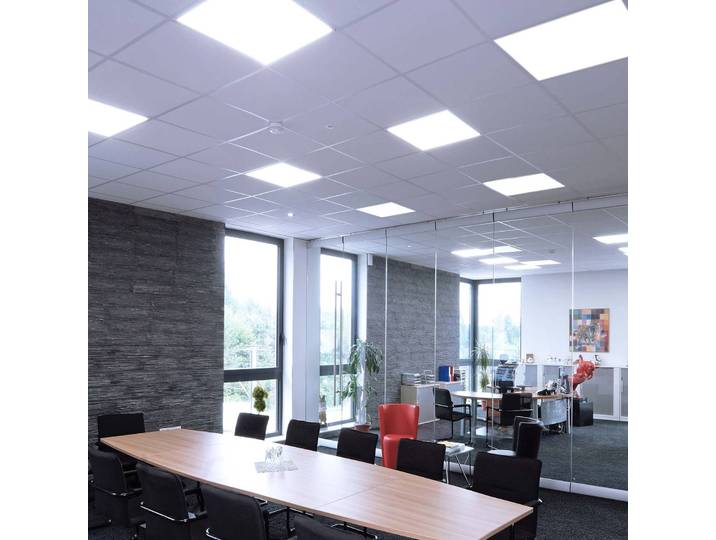 Deko-Light LED Panel Basic, weiß / opal, für Arbeitszimmer / Büro, Aluminium, Modern, Downlight