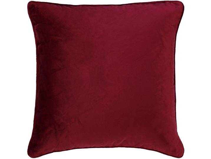Kissenbezug VELVET 50x50cm bordeau unifarben