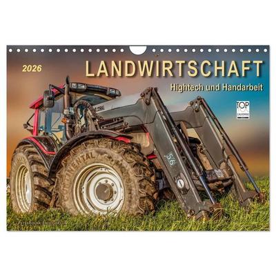 Landwirtschaft - Hightech und Handarbeit (Wandkalender 2026 DIN A4 quer), CALVENDO Monatskalender