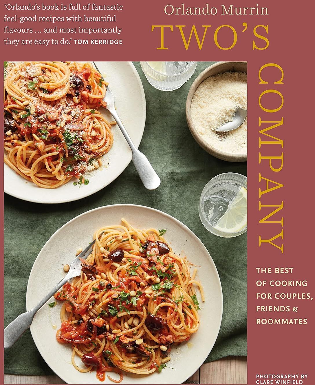 Ryland Peters & Small Two's Company: Cooking for Couples, Friends and Roommates by Orlando Murrin - Hardback Cookbook - 65+ Original Recipes for Two, Ideal Gift