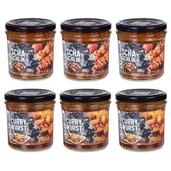 AXELs 3x Currywurst 3x Schaschlik in pikanter Sauce Inhalt 1.500g