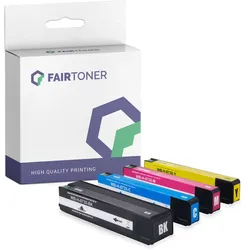 4er Multipack Set Kompatibel für HP PageWide Pro 552 dw (973X) Druckerpatronen