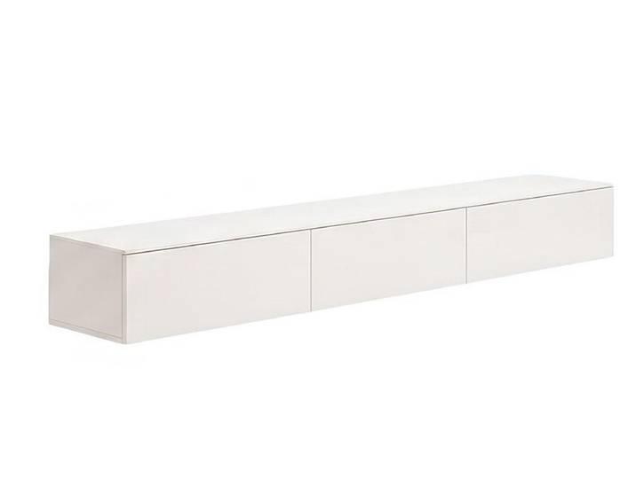 JVmoebel TV-Wand TV-Wohnwand Weiß Moderner Stil Geradlinig Elegant Funktional Schlicht, Made in Europa