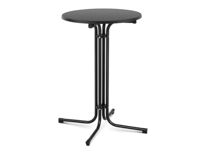 Stehtisch, klappbar, Durchmesser 70 cm, schwarz, 14_0002375