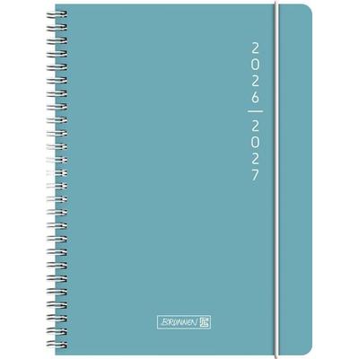 Schülerkalender 2026/2027 'Plain Blue' | A5, Kunststoff