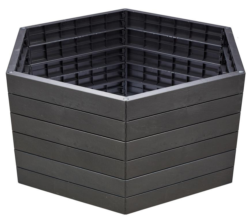 GRAFOTTOGMBH ERGO XL 75 Hochbeet Stone, inkl. FLORA 16920917