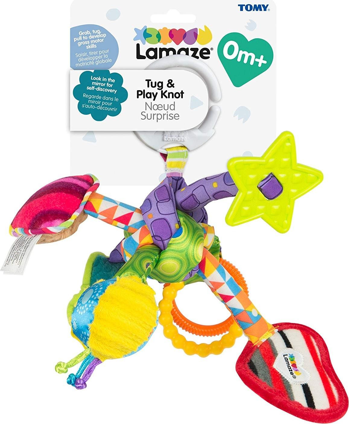 Lamaze trekspelletje knuffel voor jongens en meisjes, meerkleurig pluche